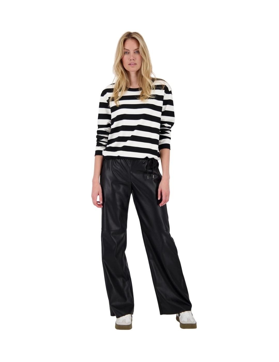 Monari Sudadera de rayas Blanco y negro