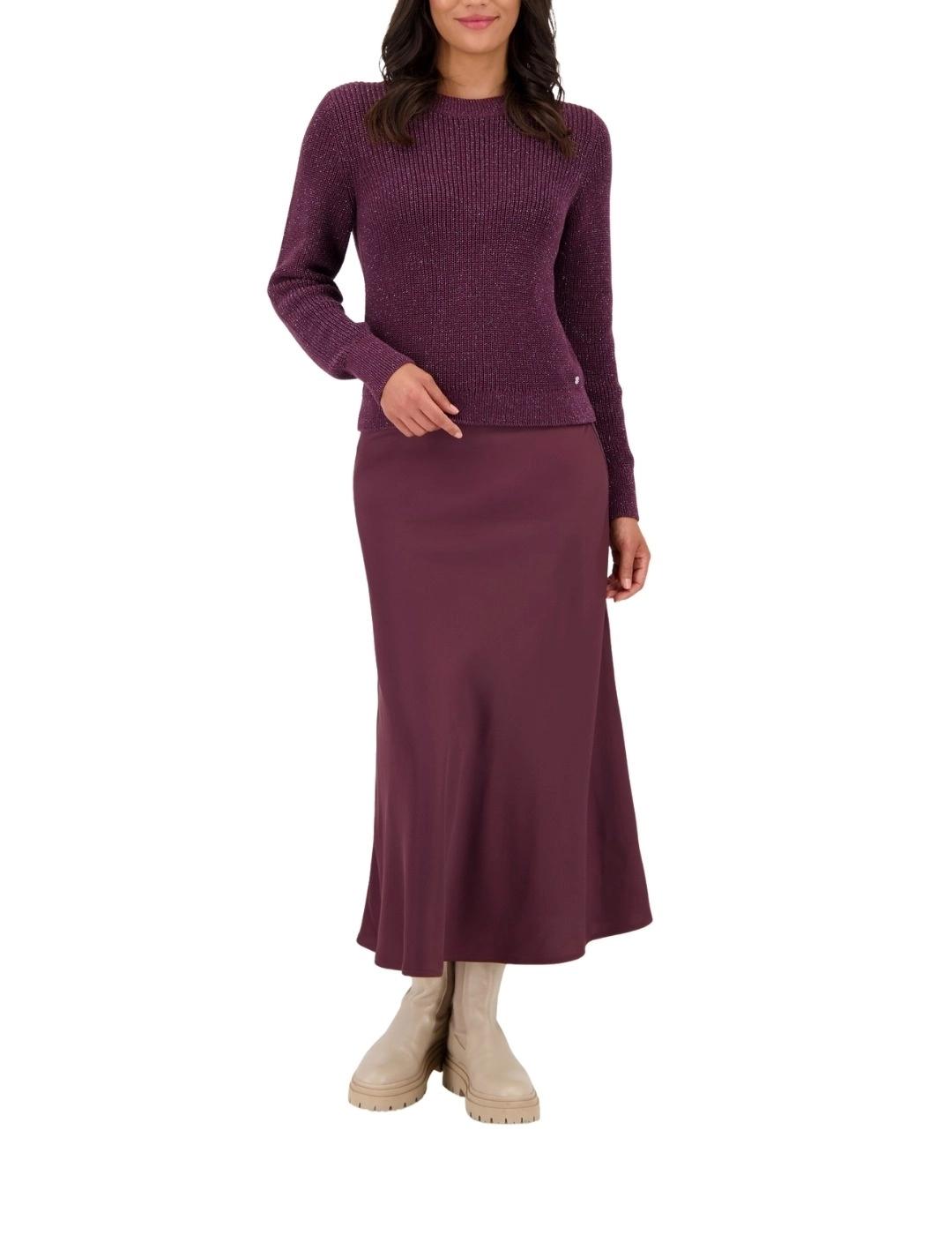 Monari Jersey Granate con brillos