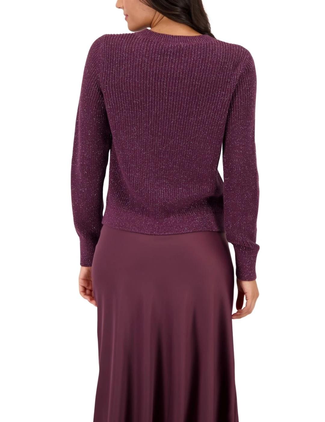 Monari Jersey Granate con brillos