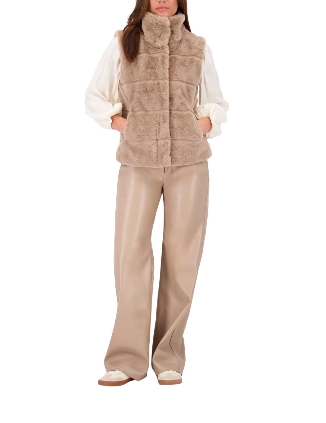 Monari Chaleco de pelo Beige