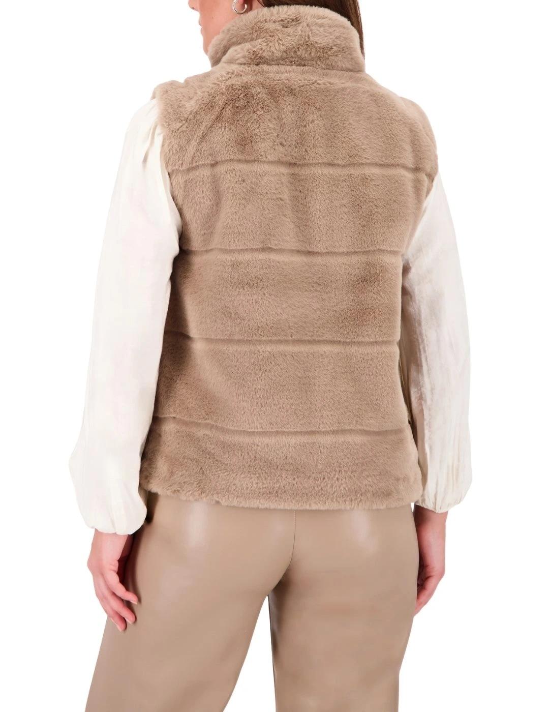 Monari Chaleco de pelo Beige