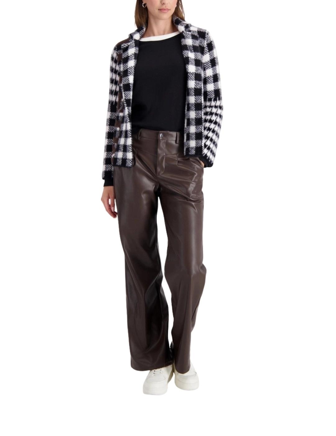 Monari Chaqueta Black Pattern