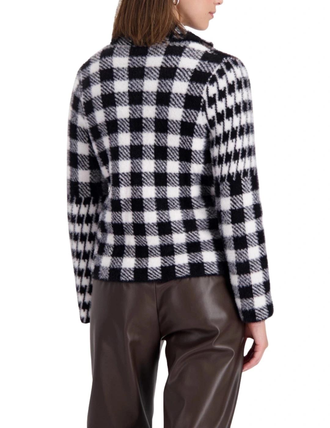 Monari Chaqueta Black Pattern