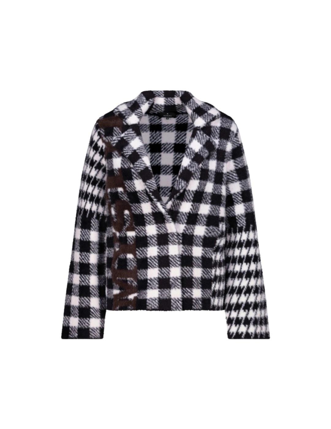 Monari Chaqueta Black Pattern