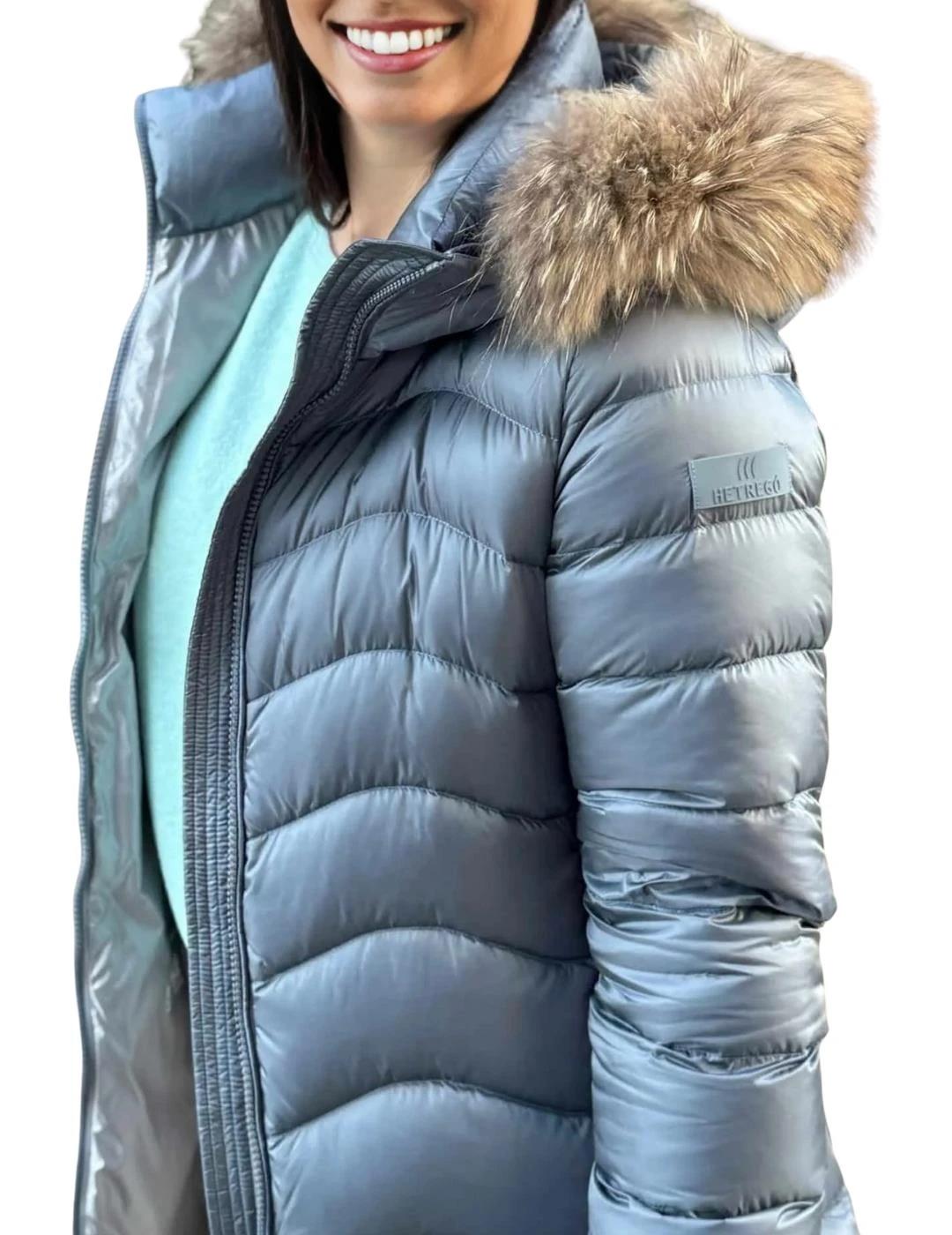 Hetregó Plumífero Fianna Azul tormenta