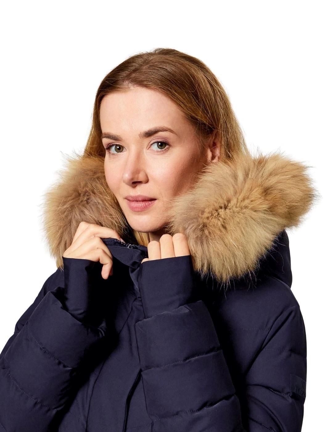 Hetregó Abrigo Elowen Azul marino