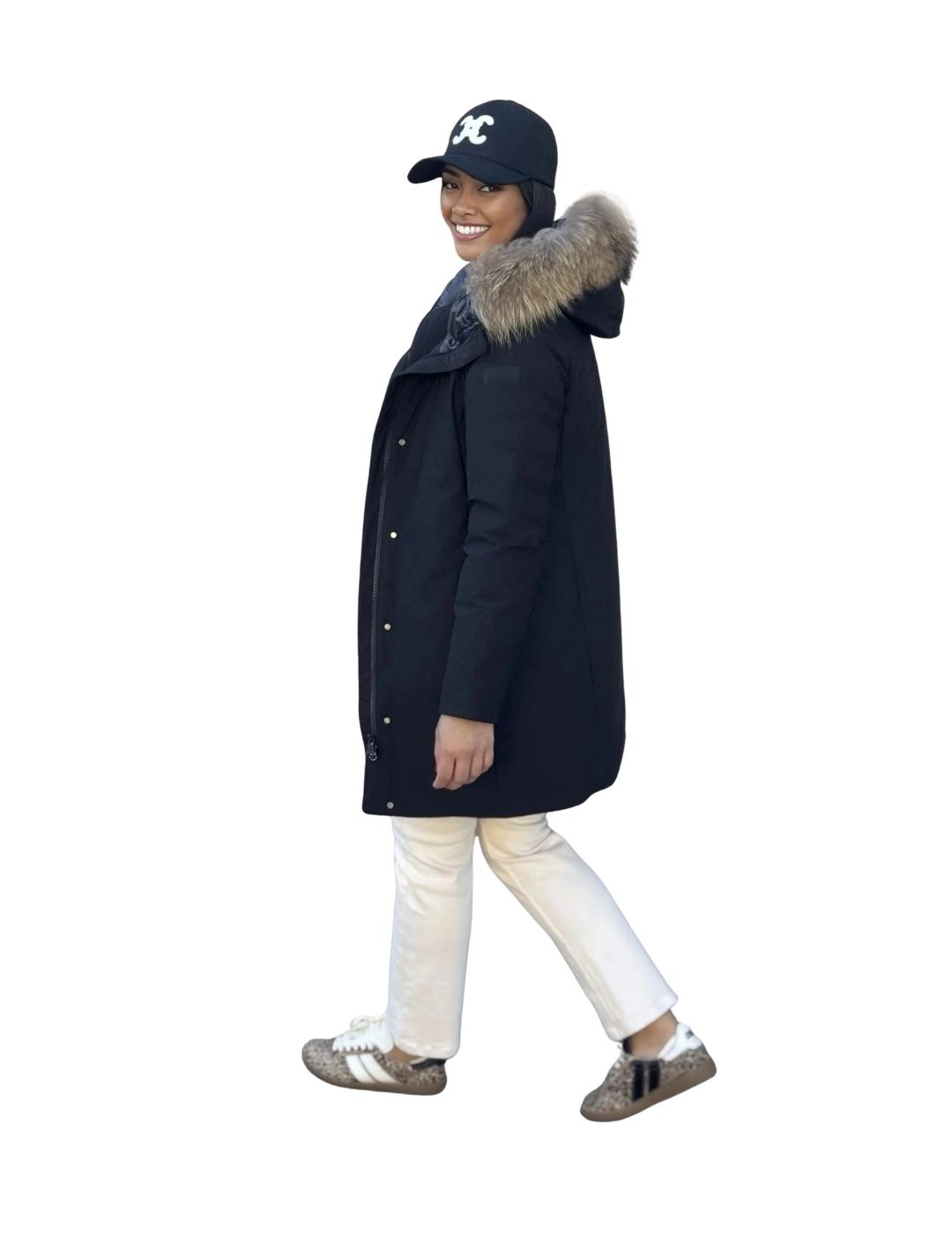 Hetregó Parka Patricia Negro