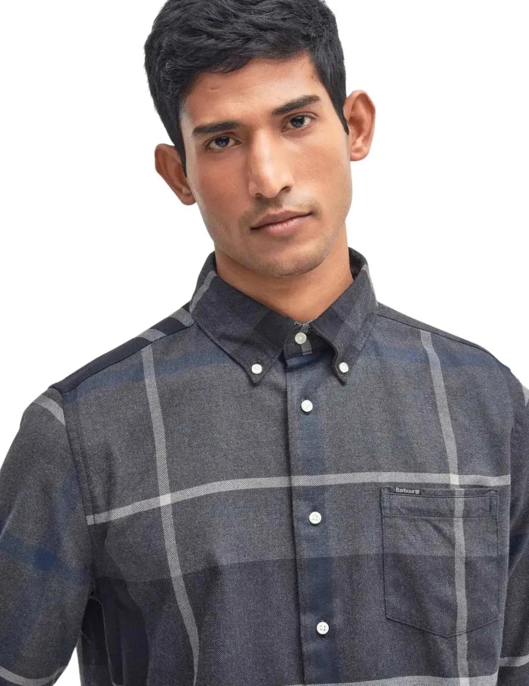 Barbour Camisa Dunoon Tartan Gris