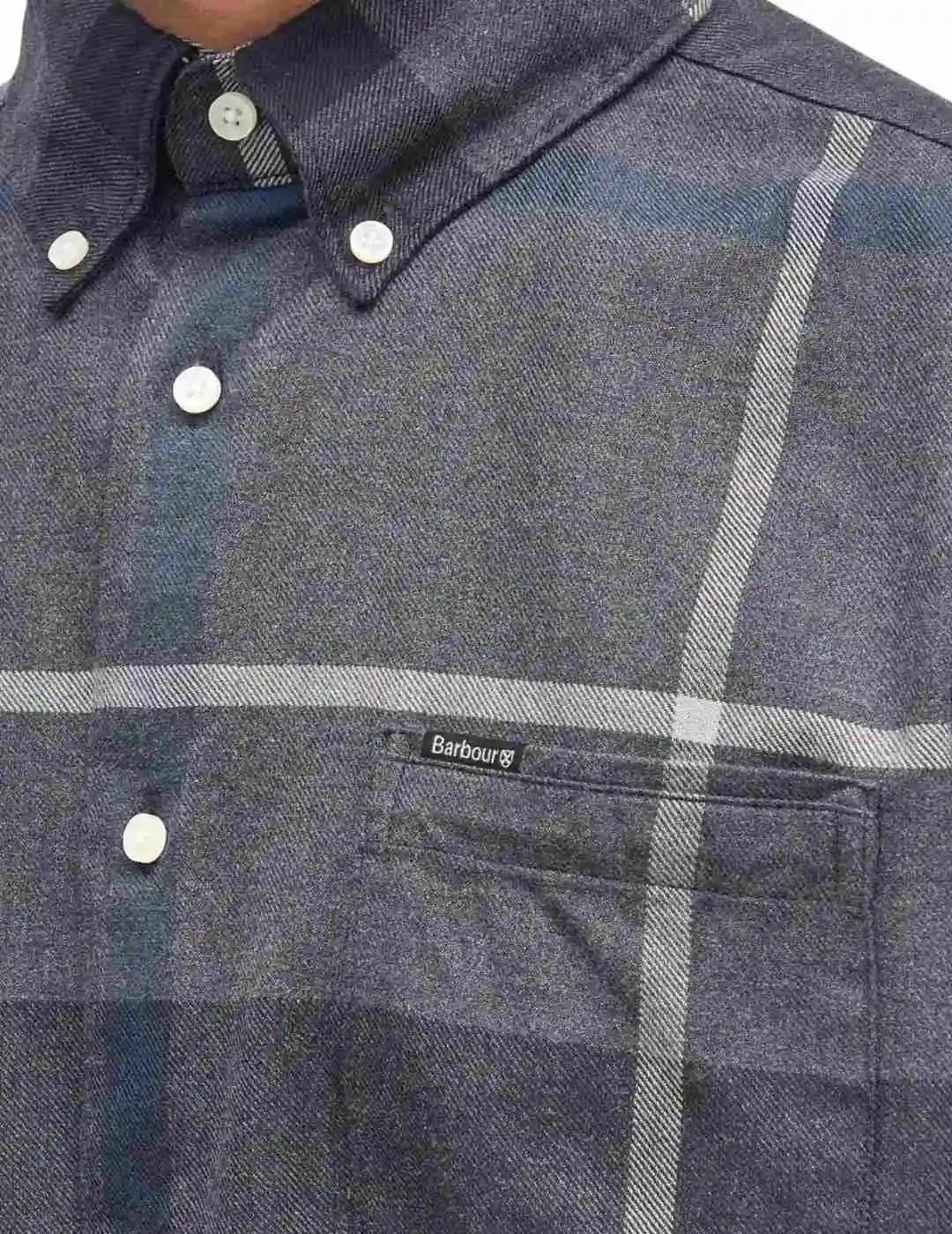 Barbour Camisa Dunoon Tartan Gris