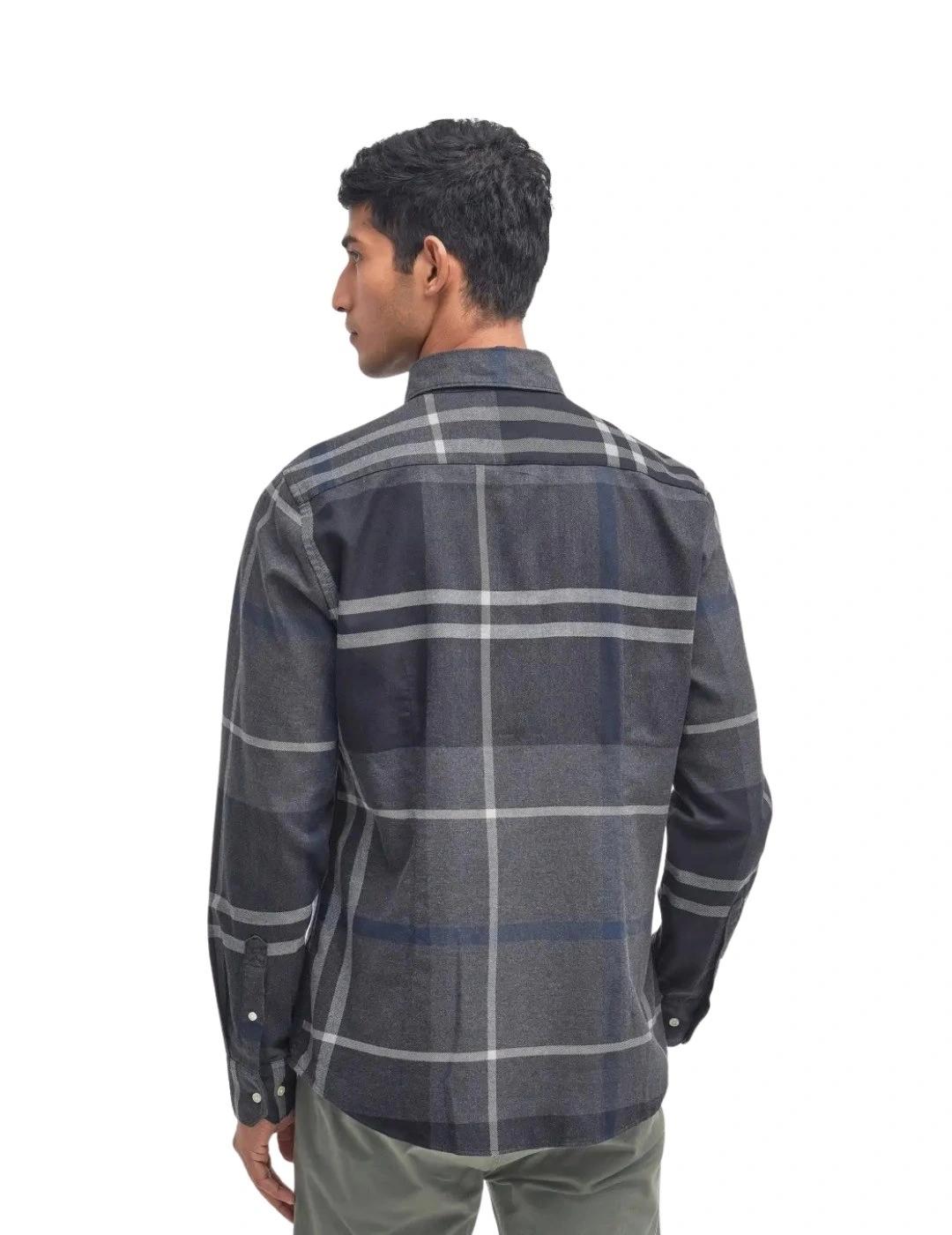Barbour Camisa Dunoon Tartan Gris