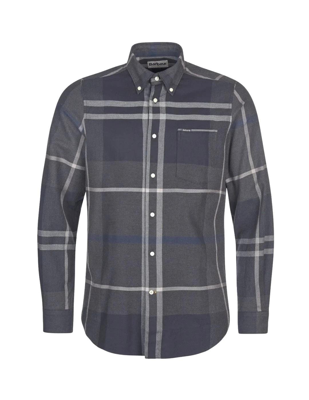 Barbour Camisa Dunoon Tartan Gris