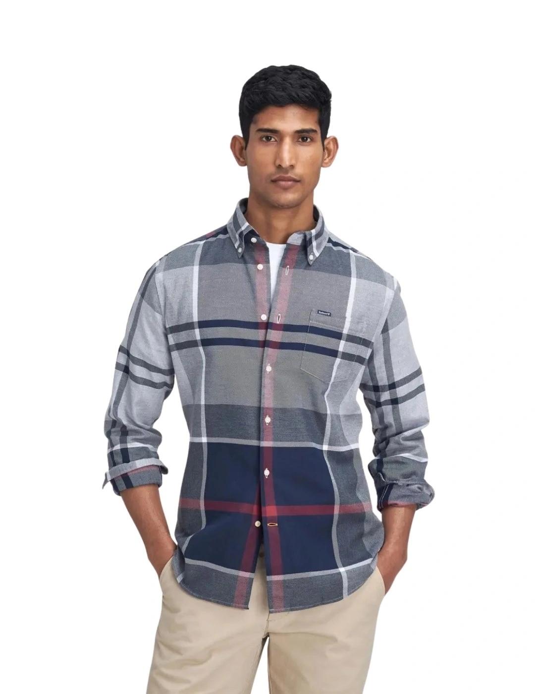 Barbour Camisa Dunoon Tartan Azul