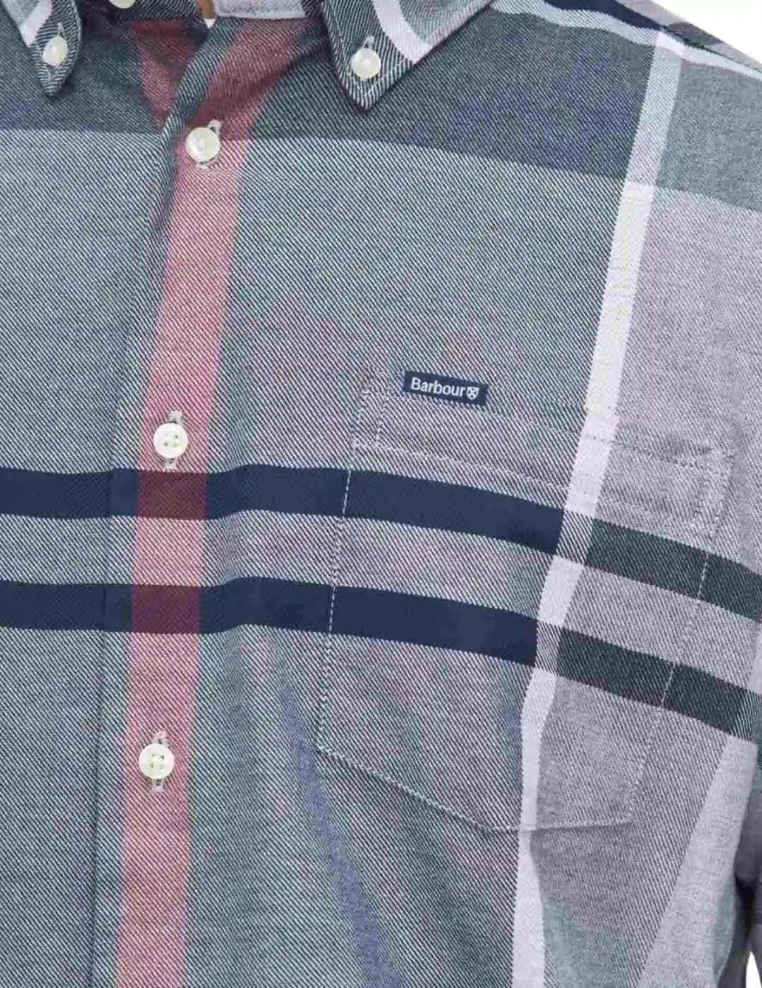 Barbour Camisa Dunoon  Tartan Azul