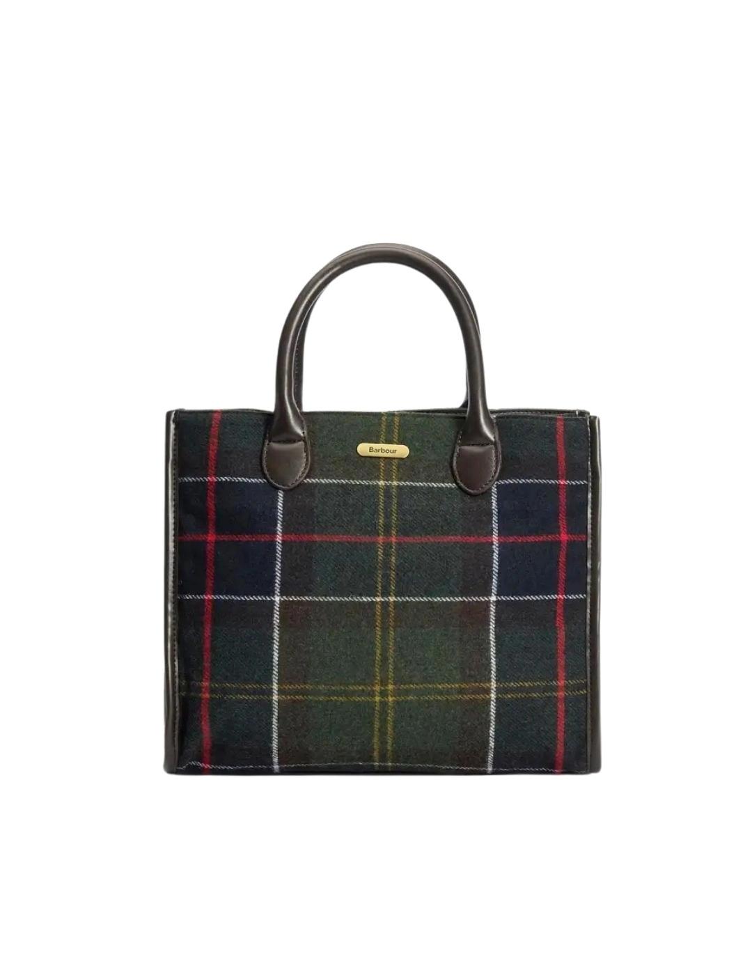 Barbour Bolso Tote Barrhill Tartan Clásico