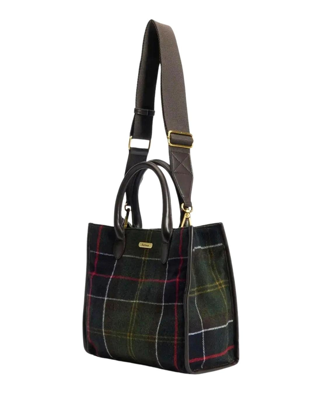 Barbour Bolso Tote Barrhill Tartan Clásico