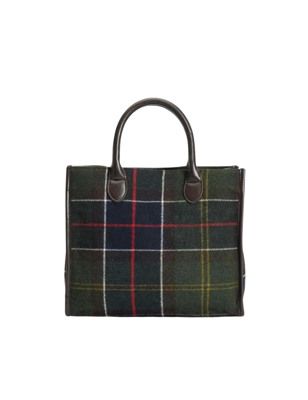 Barbour Bolso Tote Barrhill Tartan Clásico
