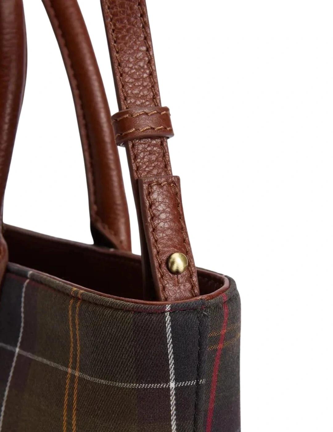 Barbour Bolso Tote Birch Tartan Clásico