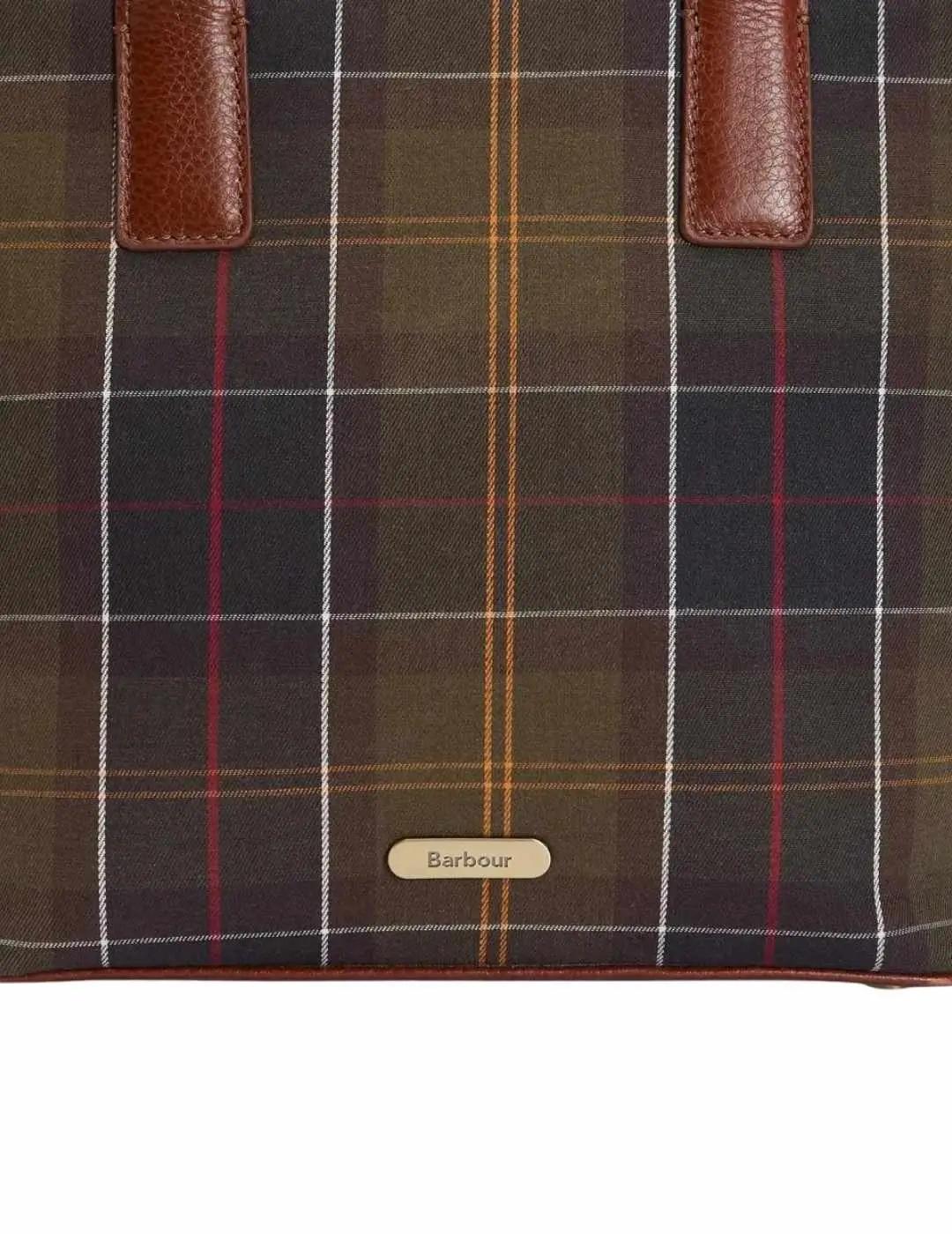 Barbour Bolso Tote Birch Tartan Clásico