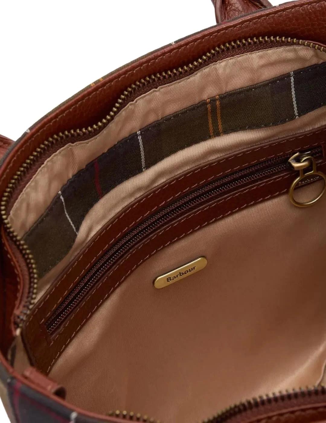 Barbour Bolso Tote Birch Tartan Clásico