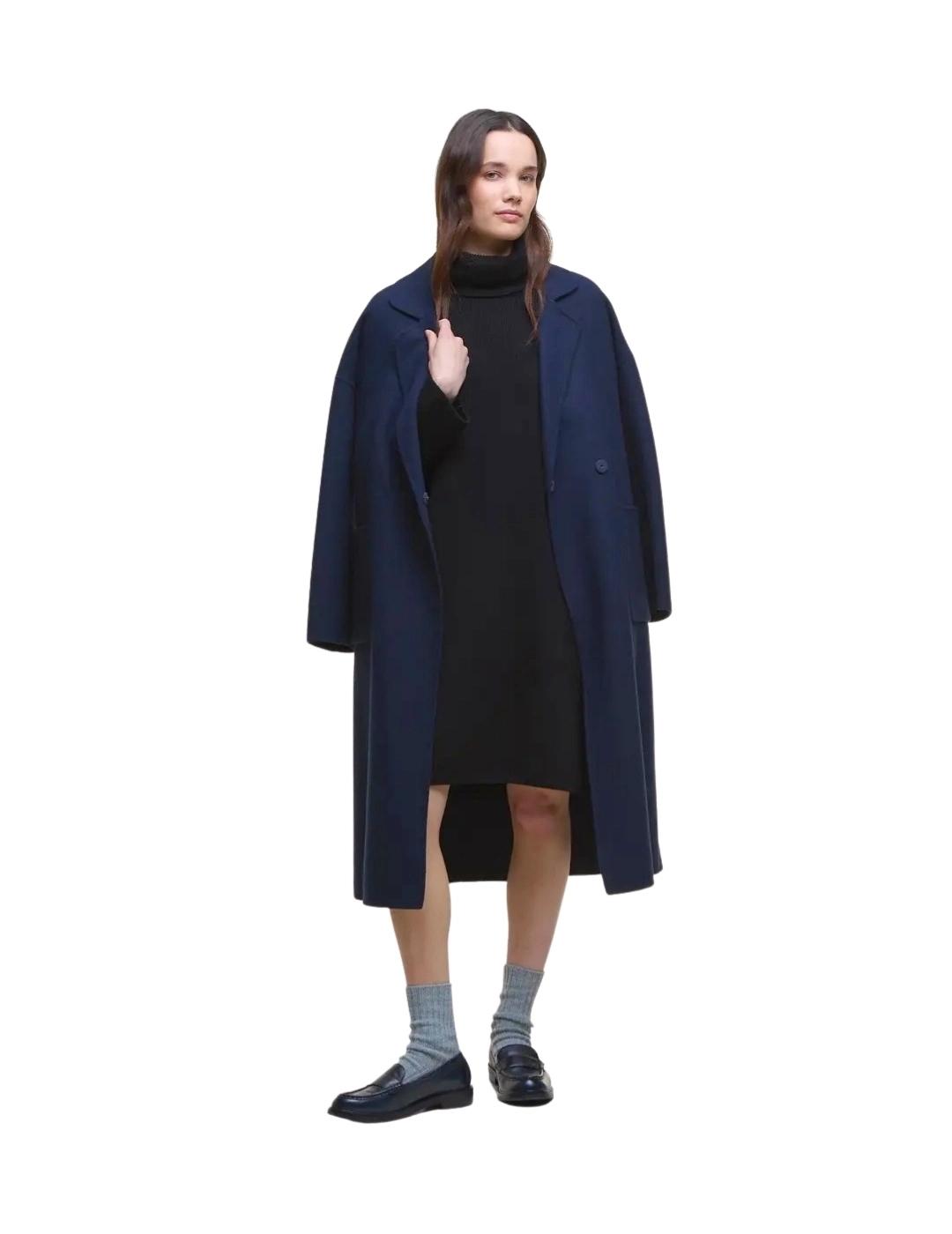 Barbour Vestido corto Rib Stitch Negro