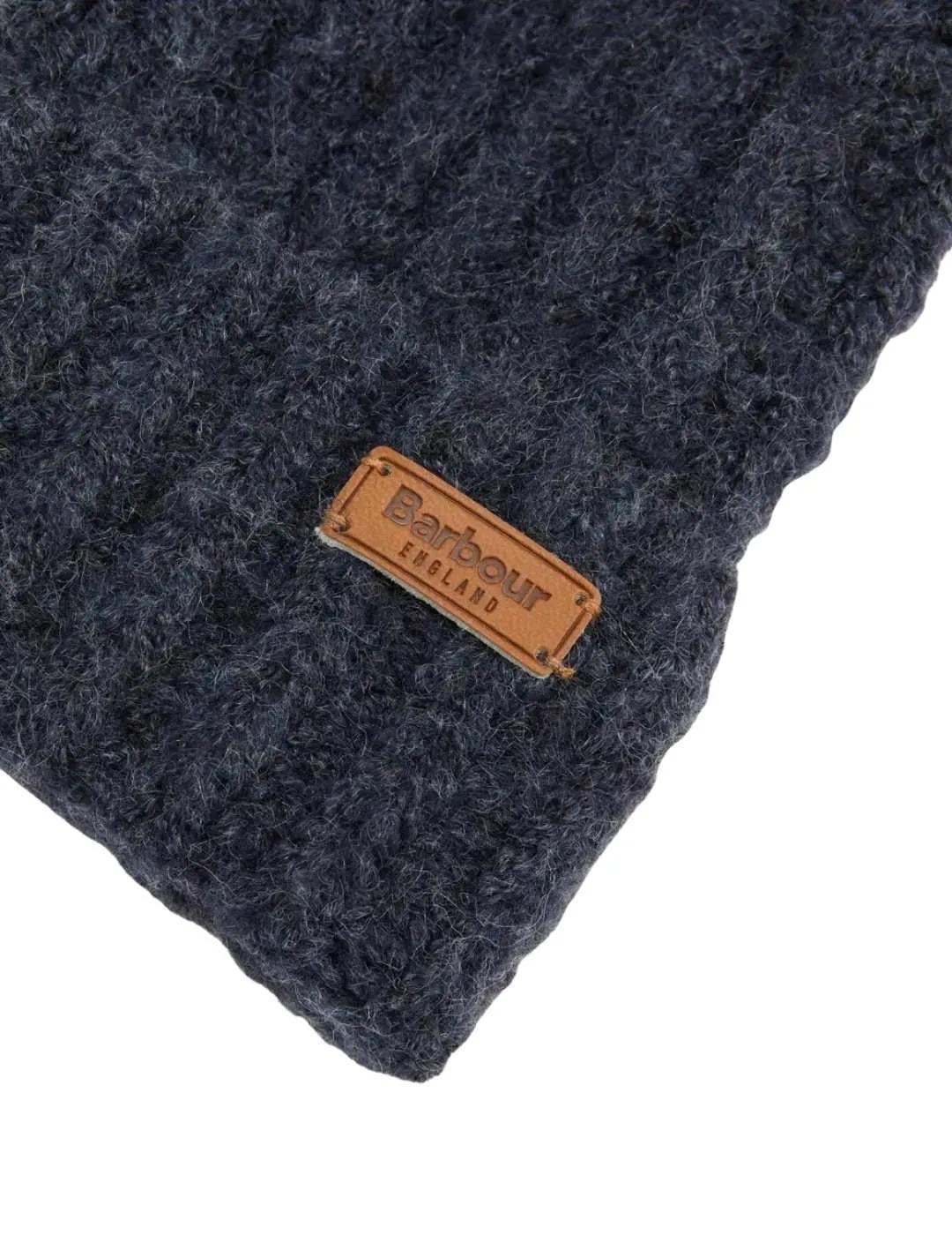 Barbour Bufanda y Gorro Saltburn Tartan rojo azul