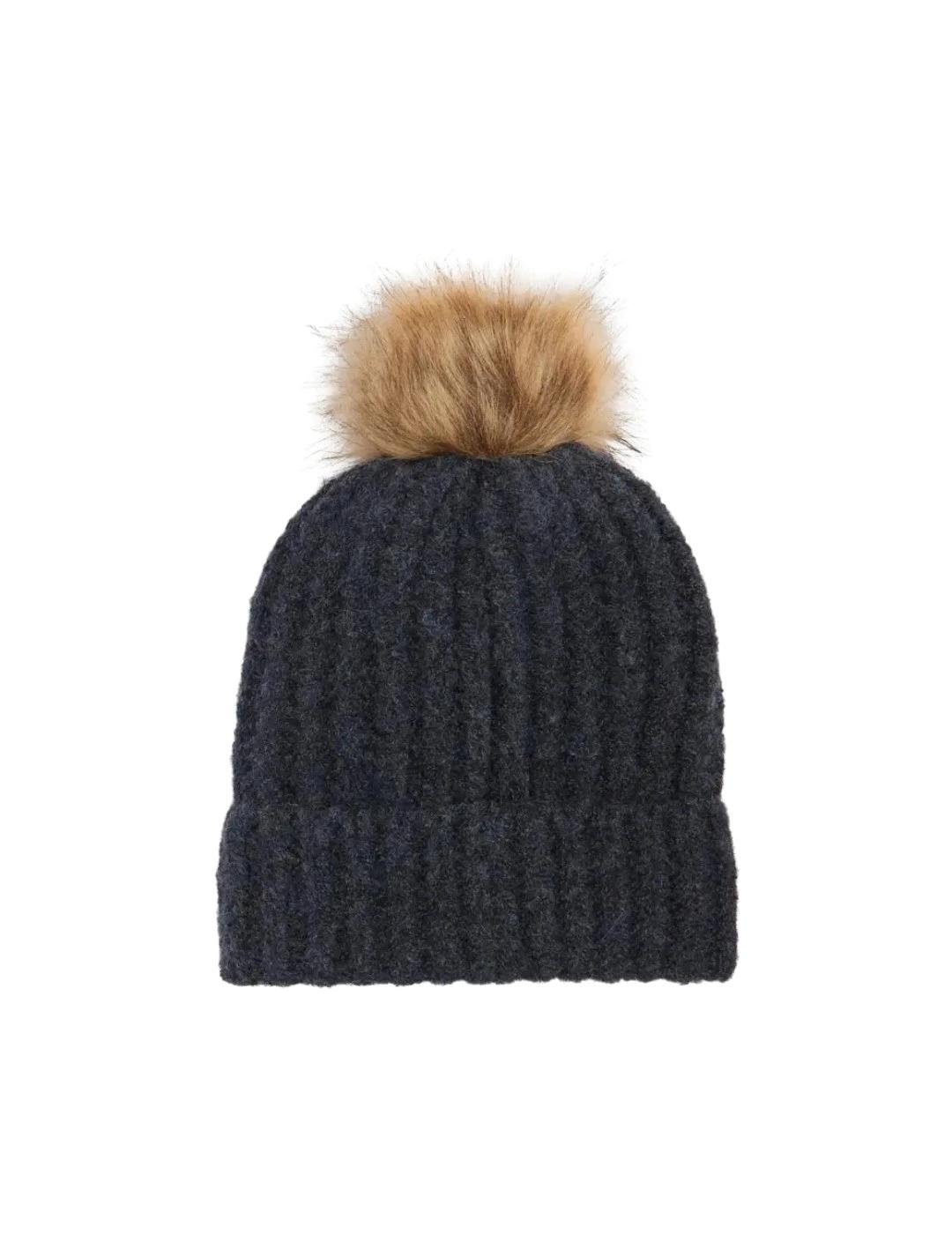 Barbour Bufanda y Gorro Saltburn Tartan rojo azul