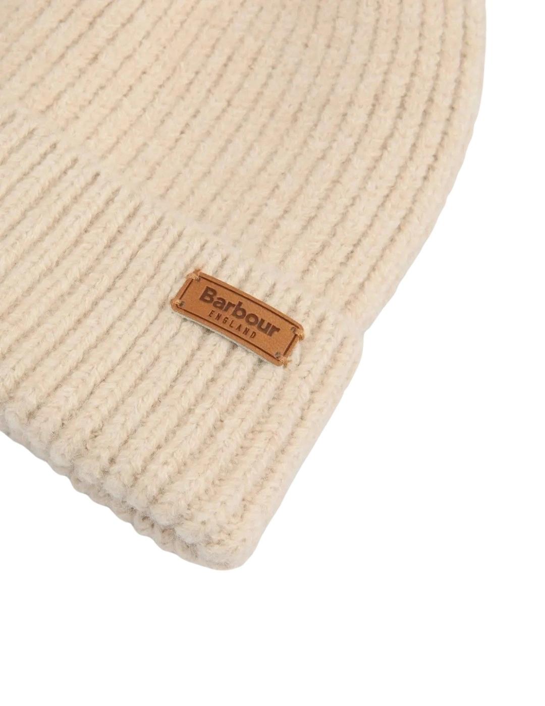 Barbour Bufanda y Gorro Pendle Beige y azul marino