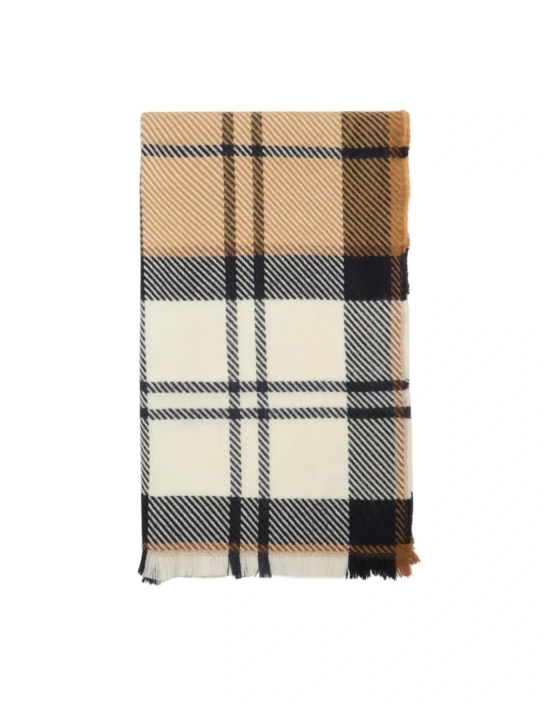 Barbour Bufanda y Gorro Pendle Beige y azul marino