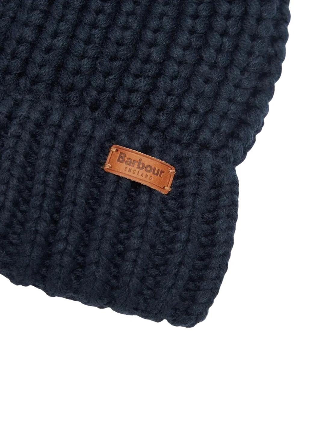 Barbour Gorro Saltburn Beanie Azul marino