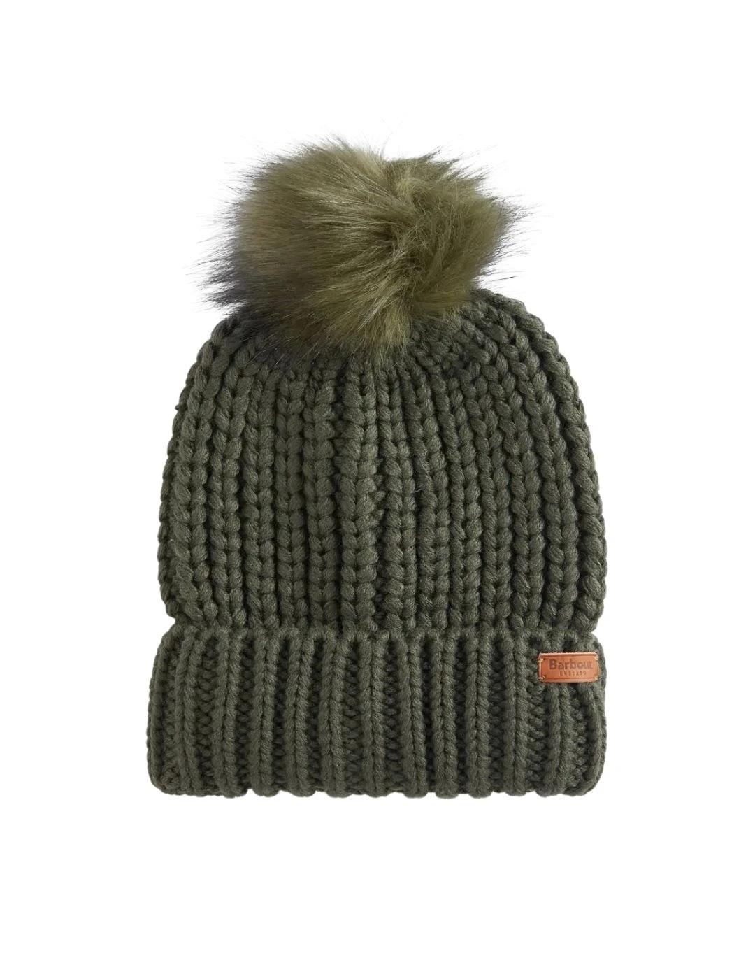 Barbour Gorro Saltburn Beanie Verde oliva
