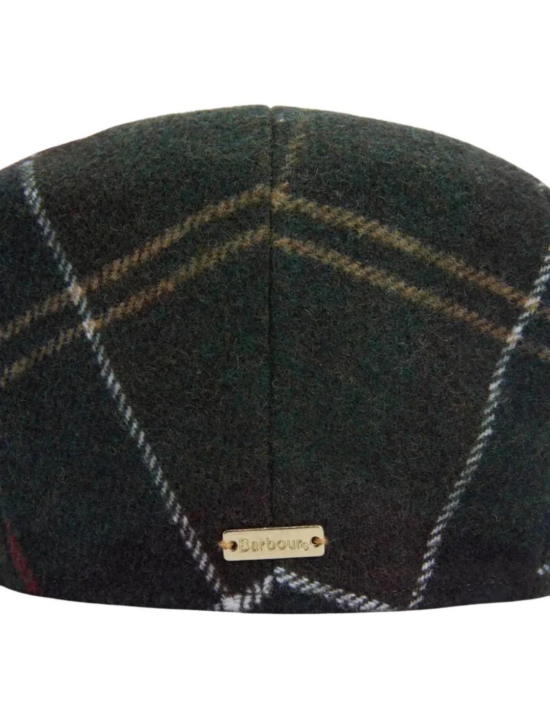 Barbour Gorra Heidi Tartan Flat Cap Clásico