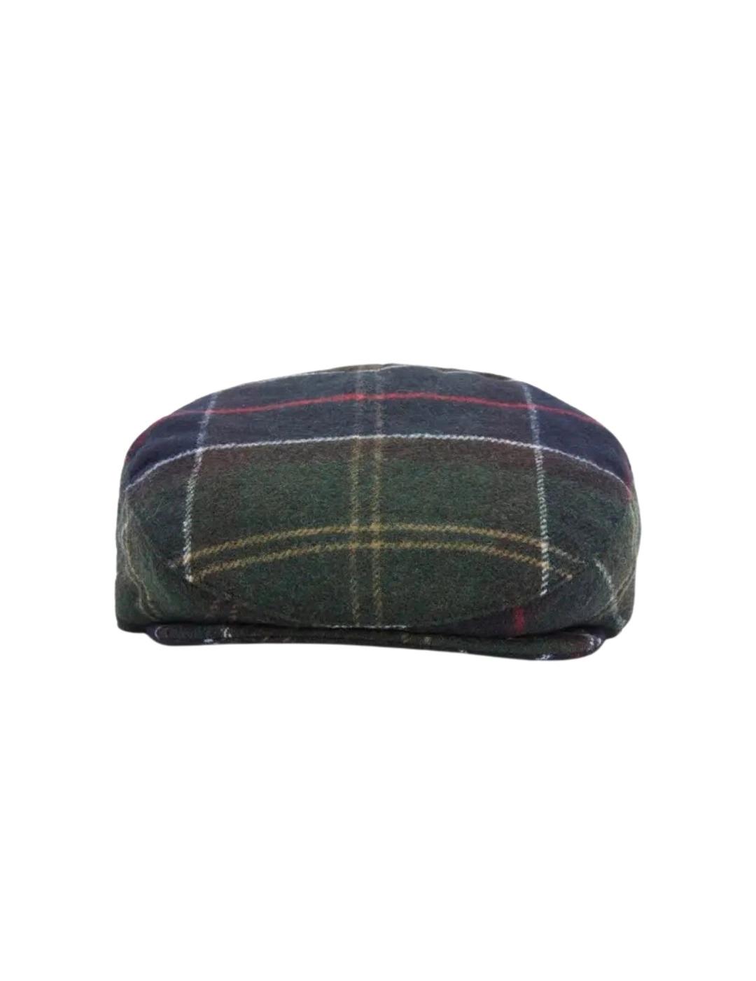 Barbour Gorra Heidi Tartan Flat Cap Clásico