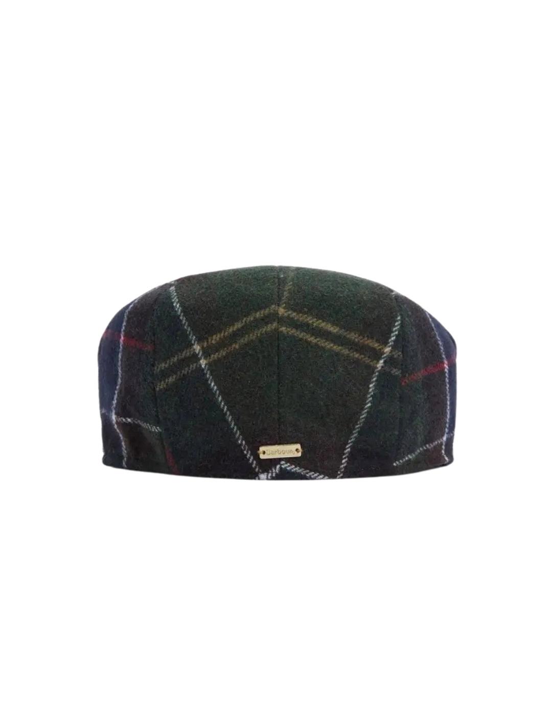 Barbour Gorra Heidi Tartan Flat Cap Clásico