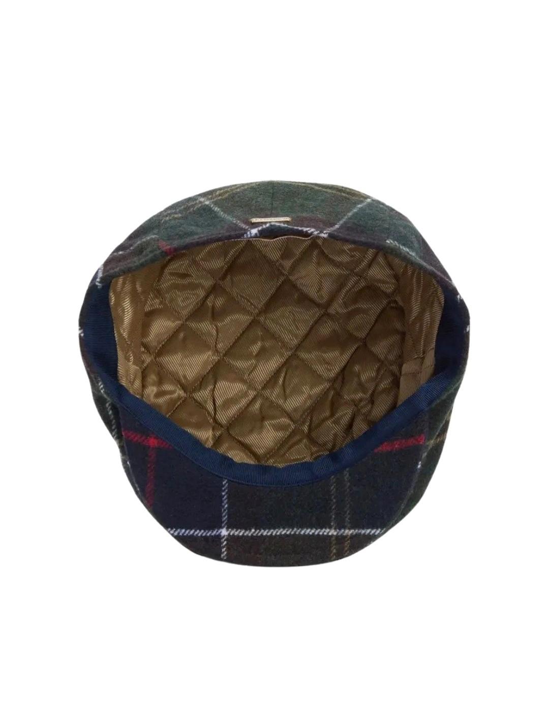 Barbour Gorra Heidi Tartan Flat Cap Clásico