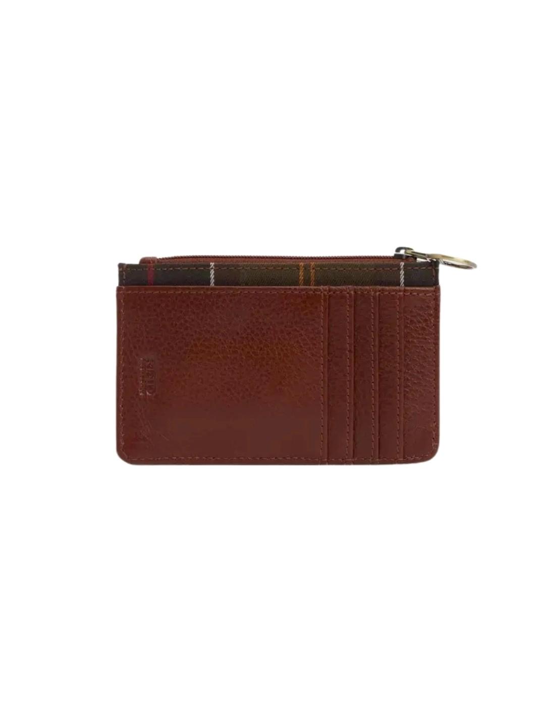 Barbour Monedero de piel Alder Marrón
