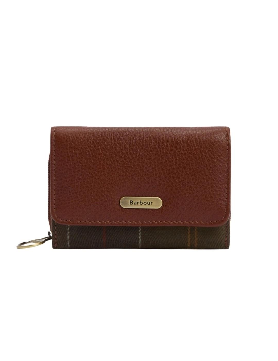 Barbour Monedero Rosa Leather French Marrón