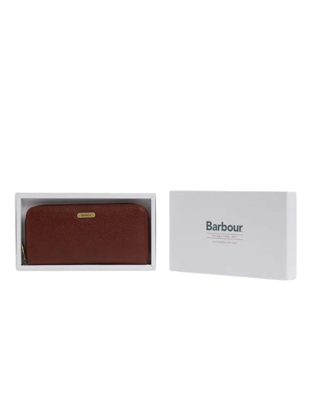 Barbour Monedero Birch Leather Matinee Marrón