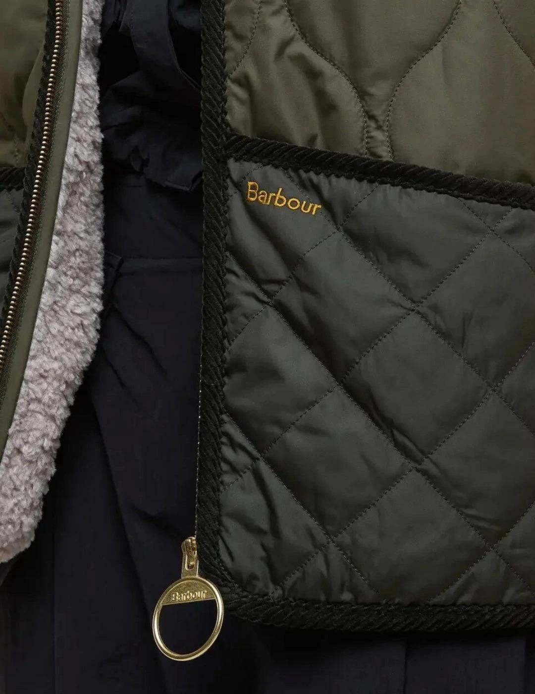 Barbour Chaleco Klara Liner Verde