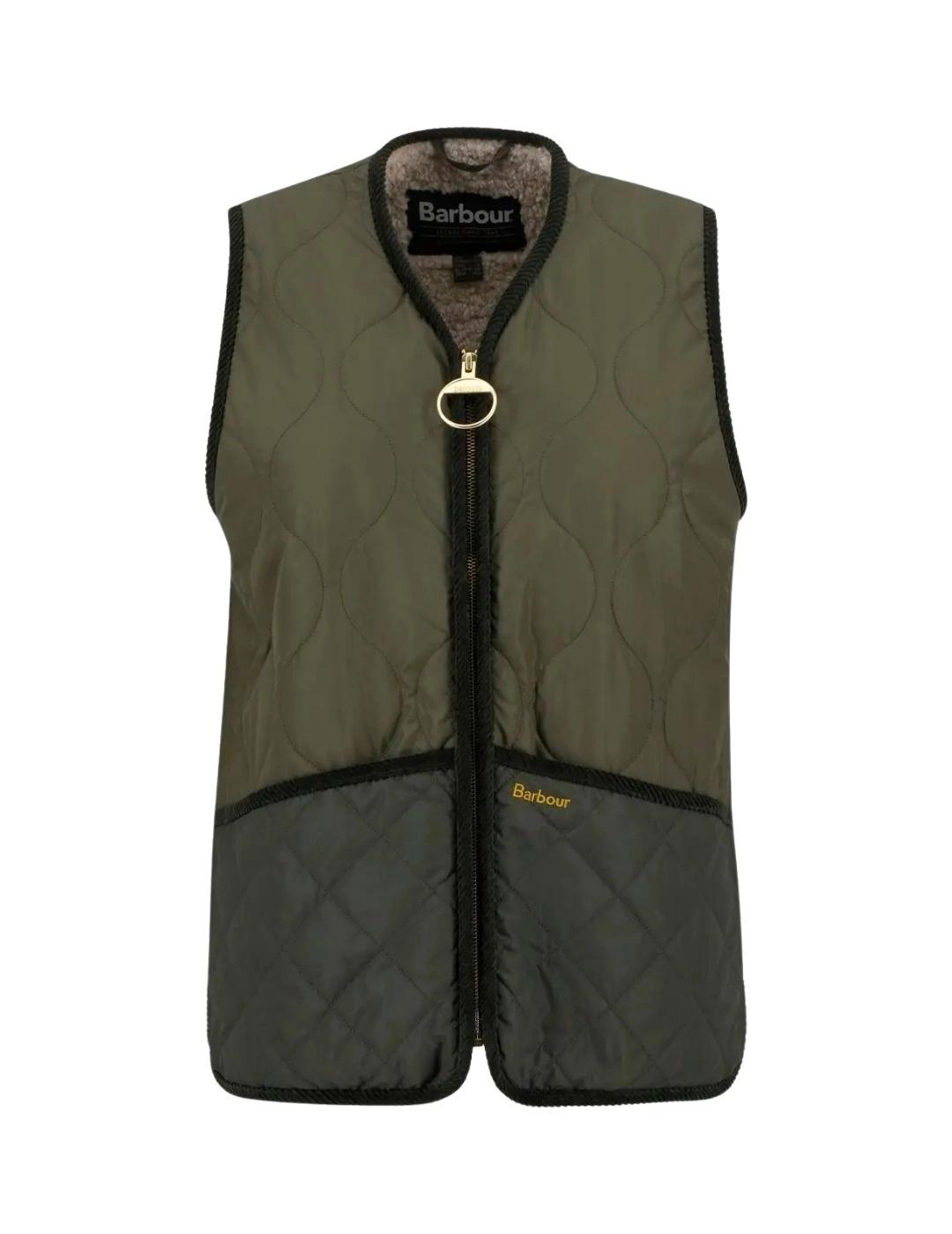 Barbour Chaleco Klara Liner Verde