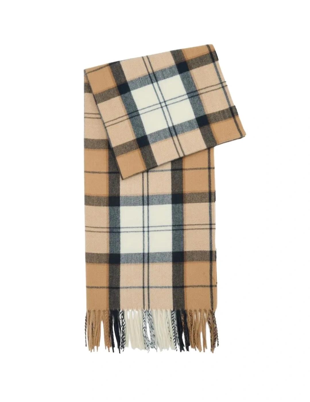 Barbour Bufanda Hailestartan Beige