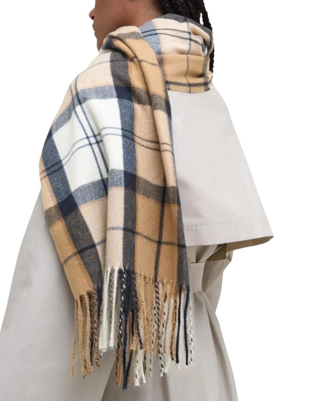 Barbour Bufanda Hailestartan Beige