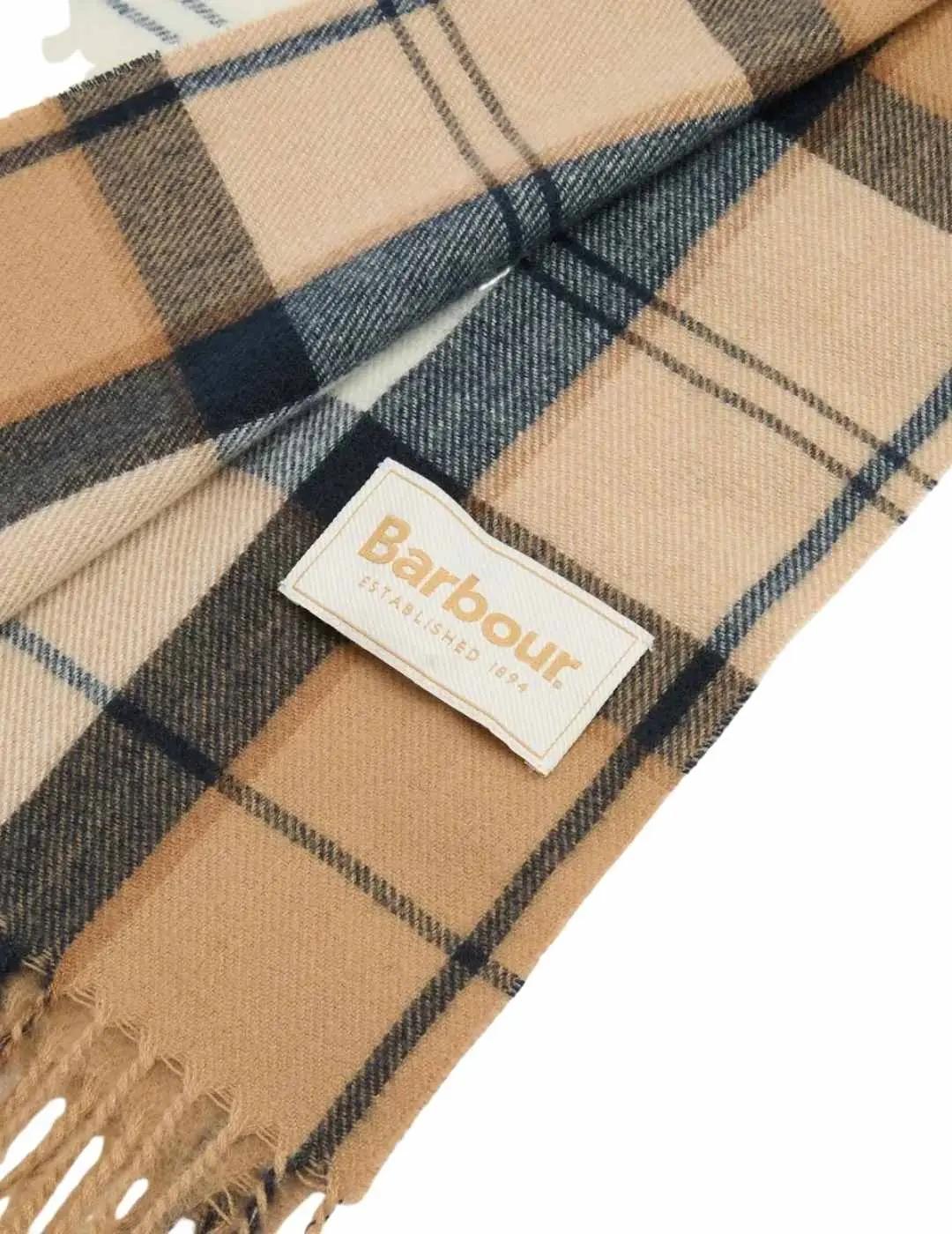 Barbour Bufanda Hailestartan Beige