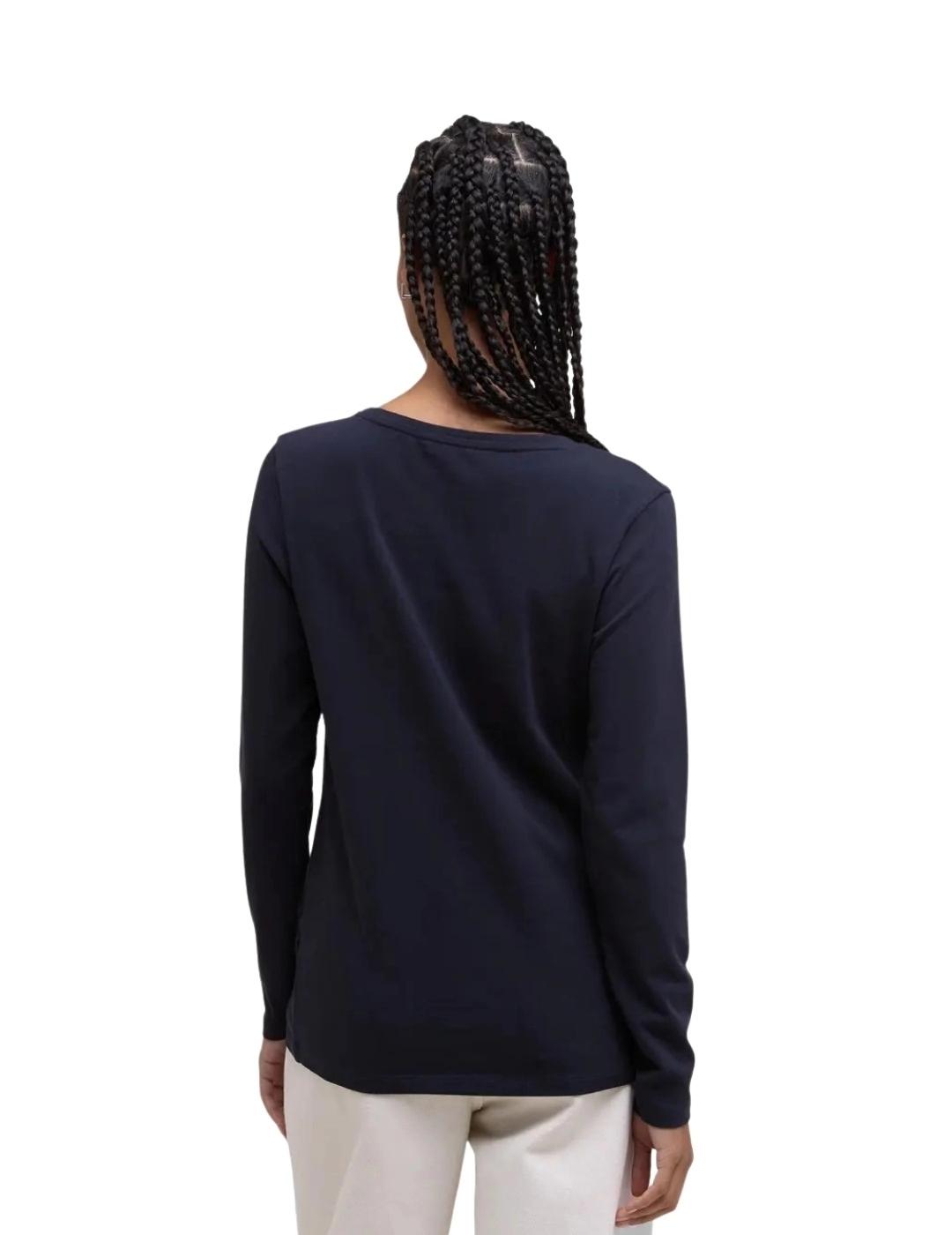 Barbour Camiseta Lossie Azul marino pájaro