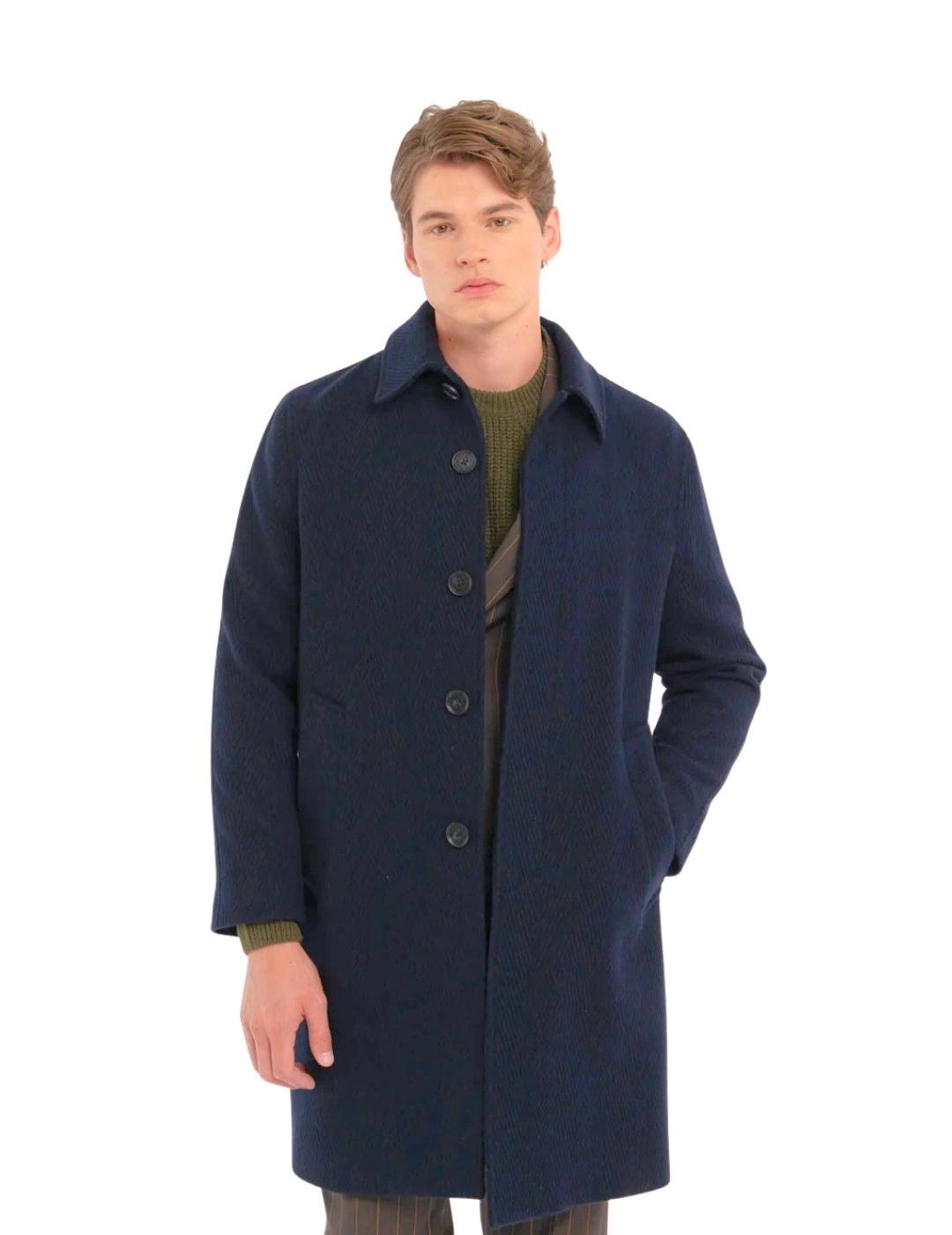Manuel Ritz Abrigo Azul marino