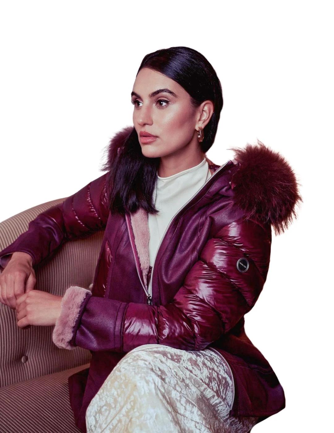 Donjaz Abrigo Diorella Granate