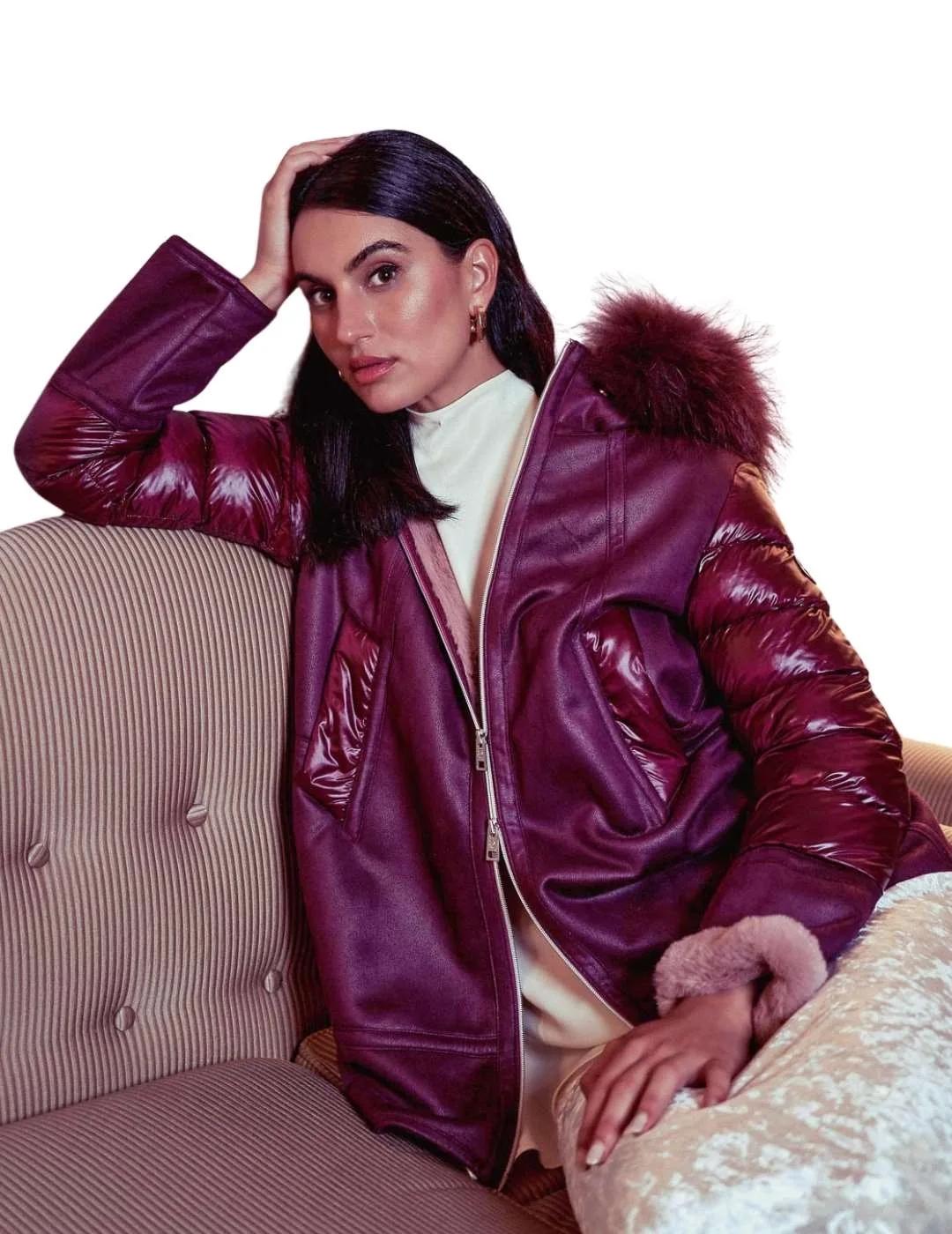 Donjaz Abrigo Diorella Granate