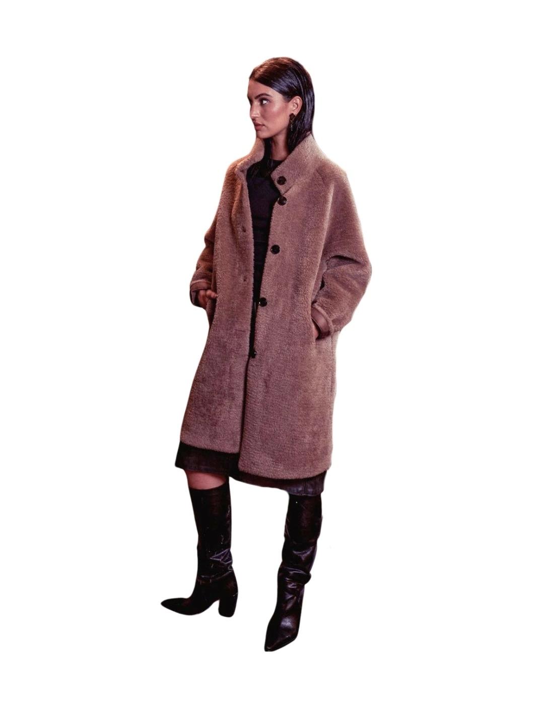 Donjaz Abrigo Linda Marrón