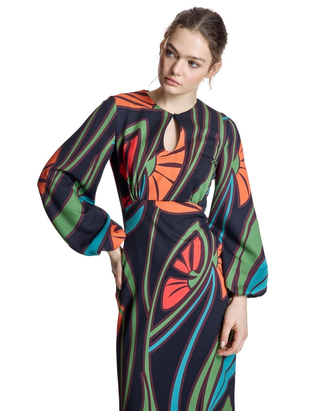 Alba Conde Vestido Multicolor