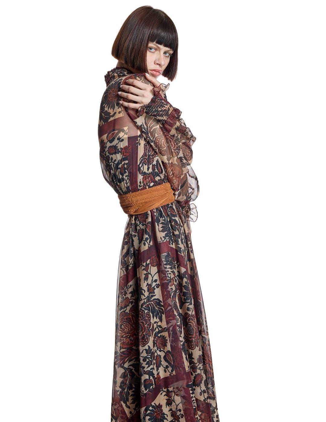 Alba Conde Vestido Boho Chic estampado floral