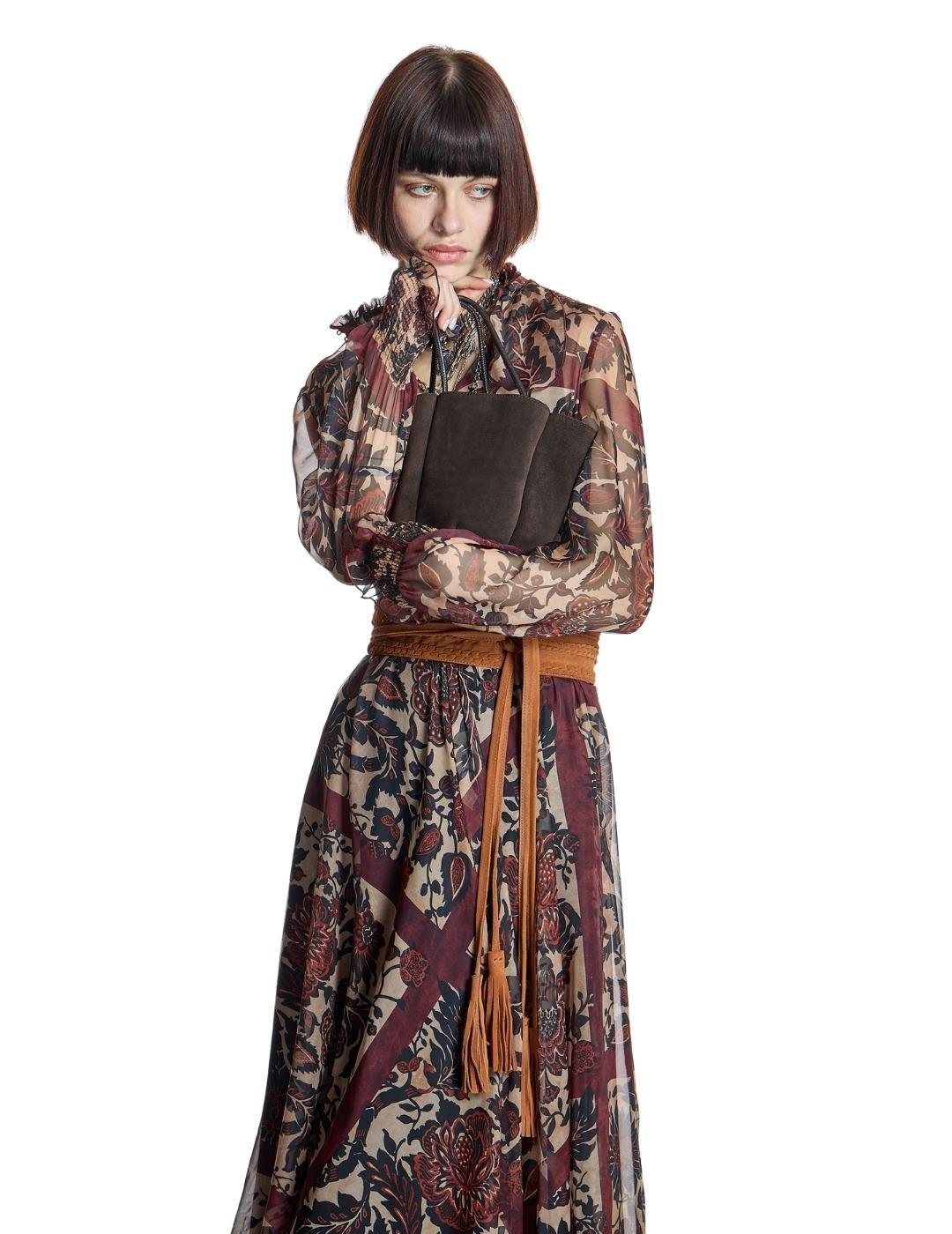 Alba Conde Vestido Boho Chic estampado floral